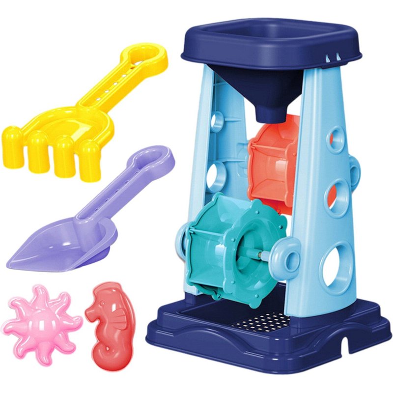 Pelle À Sablier En Plastique, Jeu De Jouets De Plage Pour Enfants, Pelle À Sablier, Râteau, Jouet De Sable Pour Bord De Mer, Jouets D'Extérieur D'Été