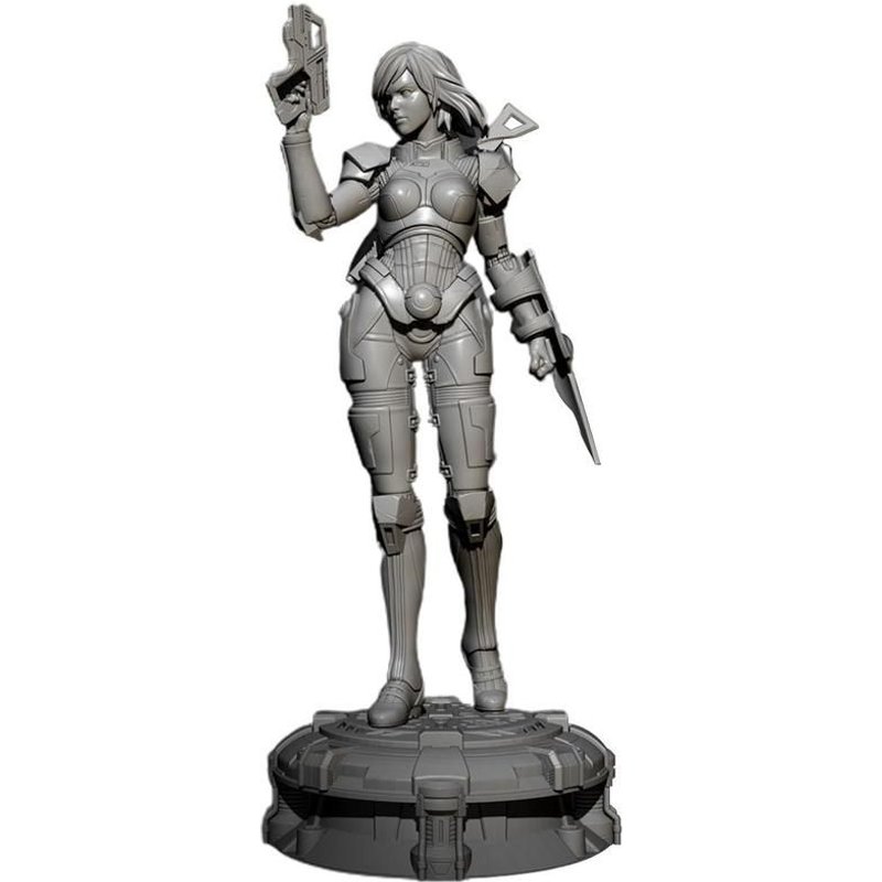 Figurine De Soldat En Résine Blanche Zbboy, Producteur Féminin, Modèle De Soldat 1/24, Modèle Z9k1, 2990