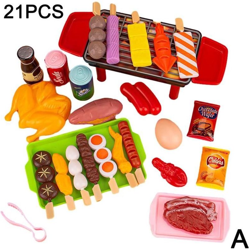 Batterie De Cuisine Pour Barbecue Pour Enfants, Jouets Éducatifs, Simulation, X6l3