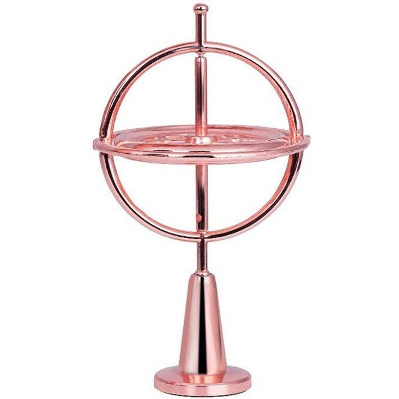 Gyroscope À Doigt En Métal Éducatif Scientifique Créatif, Gyroscope Gyroscope À Pression Supérieure, Jouet Classique, Jouet D'Apprentissage Traditionnel Pour Enfants