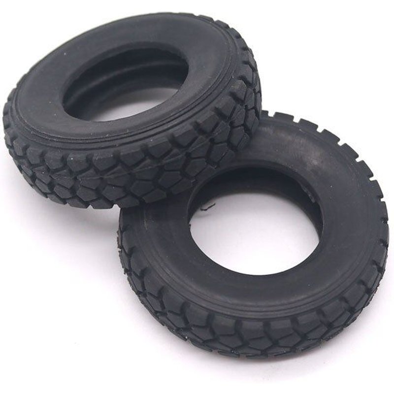 Pneus Durs Pour Camion Lourd, 2 Pièces, 1/24 Rc, 43mm