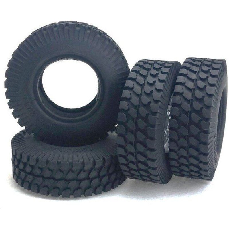Pneus Rock 1.9 Pouces 1/10 98mm X 30mm, 4 Pièces Hexagonales De 12mm Pour Pièce De Voiture Rc4wd Scx10 Rc