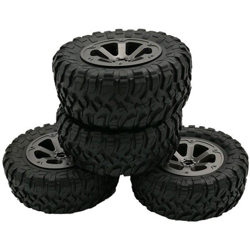 Adaptateur De Pneus Pour Camions Wpl C14/C24 Jjrc, Diamètre 1/16, 72mm, 5mm, 4 Pièces