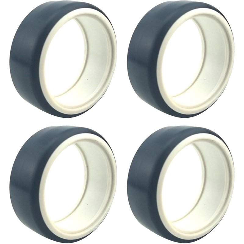 Lot De 4 Pneus Durs Rc, 26mm, Double Couche, Lisses, Pour Voiture De Route Hsp 94123, 94122, 94103 Et 1/10