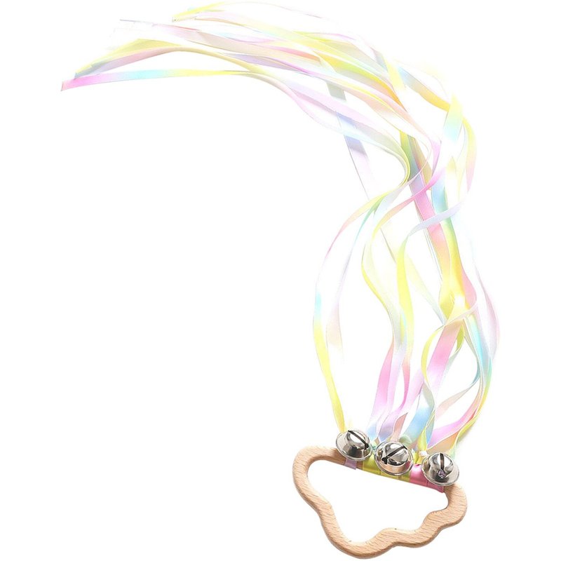 Ruban Arc-En-Ciel Montessori, Jouets Sensoriels En Bois Pour Enfants, Cerf-Volant Ăducatif, Cadeau De FĂȘte PrĂ©natale