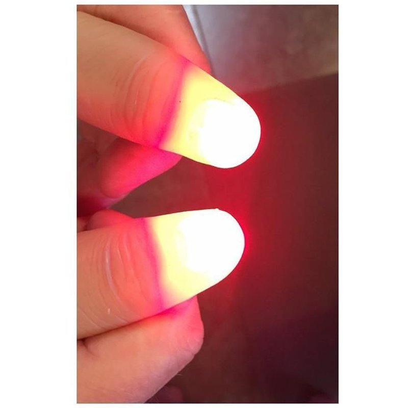 Doigts Lumineux, Accessoire Pour Tours De Magie, Pouce Led Magique, 2 Pièces, Idéal Pour Une Fête De Noël Amusante, Nouveauté Jouet,