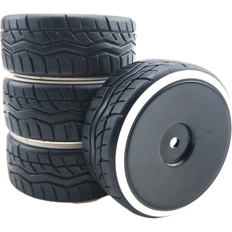 Pneus De Voiture Rc 1:10, 4 Pièces, Outils De Bricolage Hexagonaux De 12mm, Accessoires De Mise À Niveau, Pièces De Rechange Pour Wltoys 144001 124018 124019