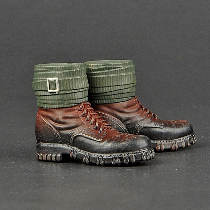 Chaussures De Combat De Montagne De 12 Pouces Pour Soldats Allemands De La Seconde Guerre Mondiale, Modèle Masculin Miniature Adapté Aux Figurines D'Action, Accessoire Corporel, Faites À La Main,