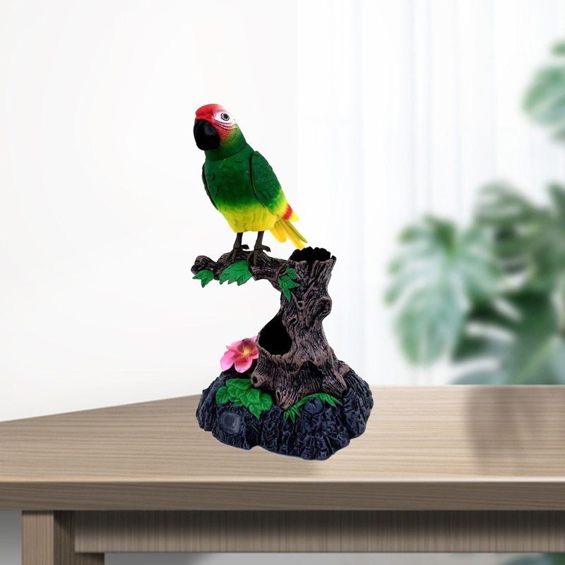 Oiseau Parlant Électronique, Perroquet Chantant, Avec Capteur De Mouvement, Activation De La Prononcer, Jouet Animal Électrique Pour Enfant