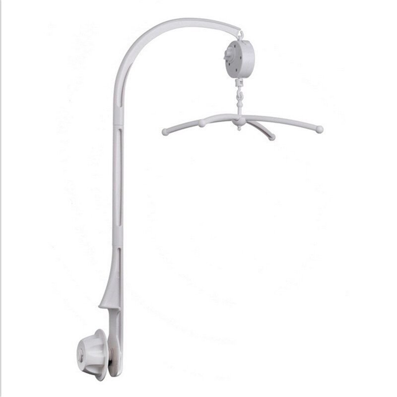Ensemble De Support De Jouets Pour Bébé, Hochets Blancs, Cloche De Lit Mobile, Support De Bras, Boîte À Musique À Enrouler