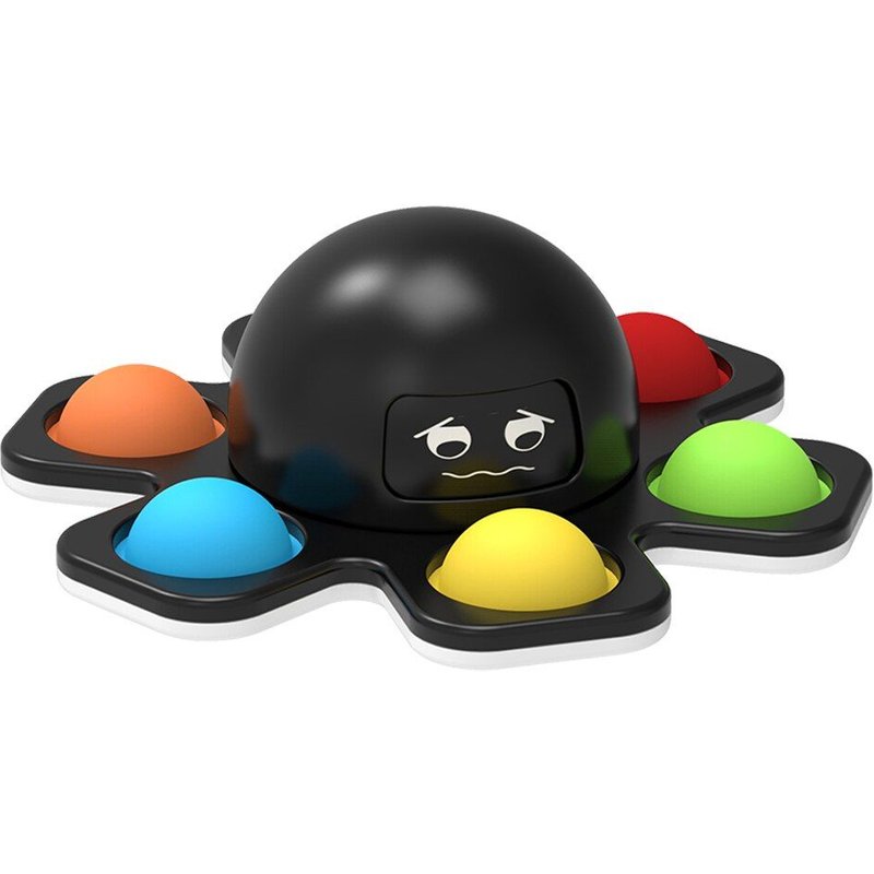 Jouet De Décompression Du Bout Des Doigts Doux, Anti-Stress En Forme De Poulpe, Bulle Autisme, Anti-Stress Sensoriel