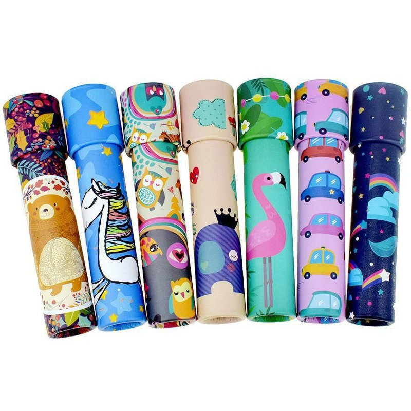 Kaléidoscope Interactif Et Logique Pour Enfants, 1 Pièce, Jouet Éducatif Classique, Créatif, Dessin Animé, Aléatoire