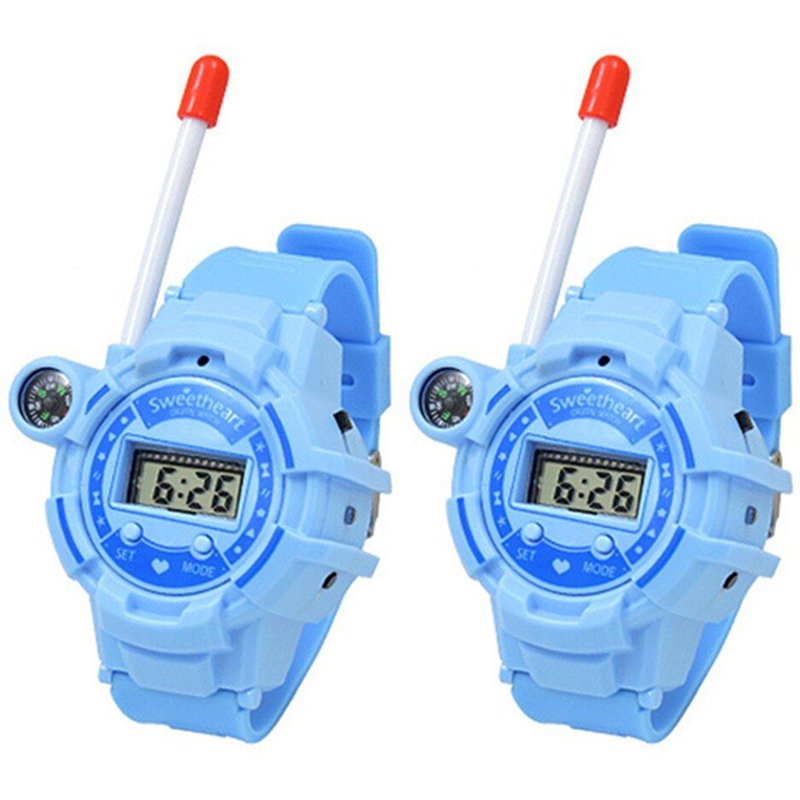 Montre Walkie-Talkie Sans Fil Pour Enfants, Jeu Éducatif Interactif De Plein Air, Jeu Électronique, Appel Longue Distance, 2 Pièces