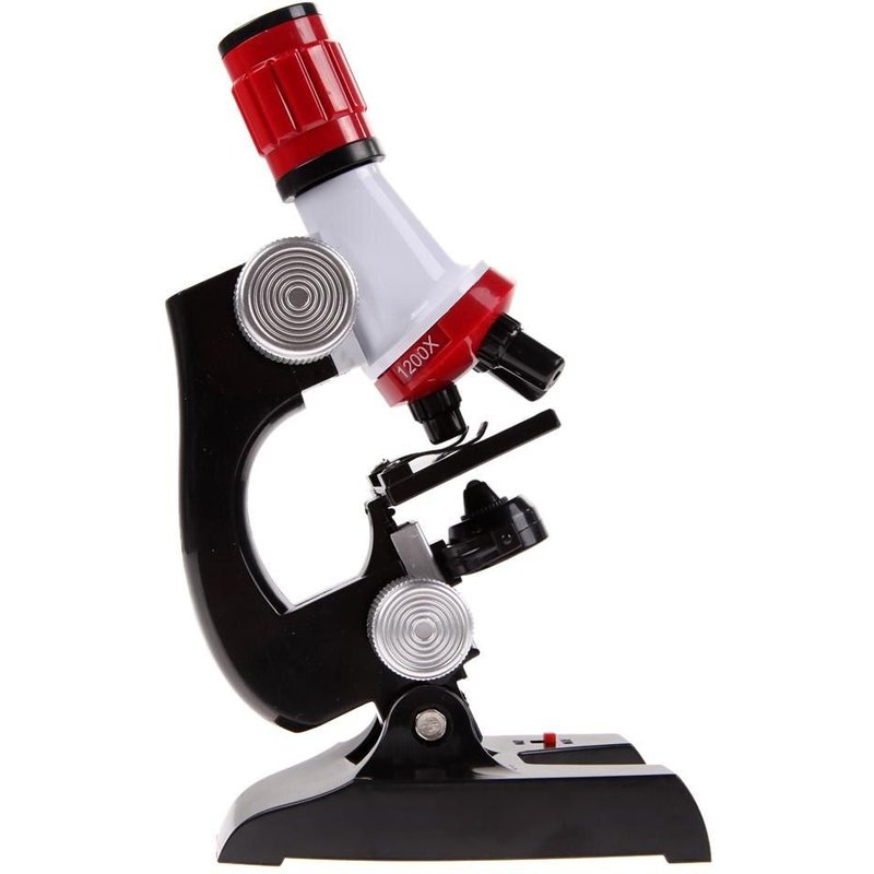 Kit De Microscope Pour Enfants, Laboratoire Scientifique, Microscope Biologique À Led 100-1200x, Jouets Éducatifs Pour Enfants, Instruments Optiques