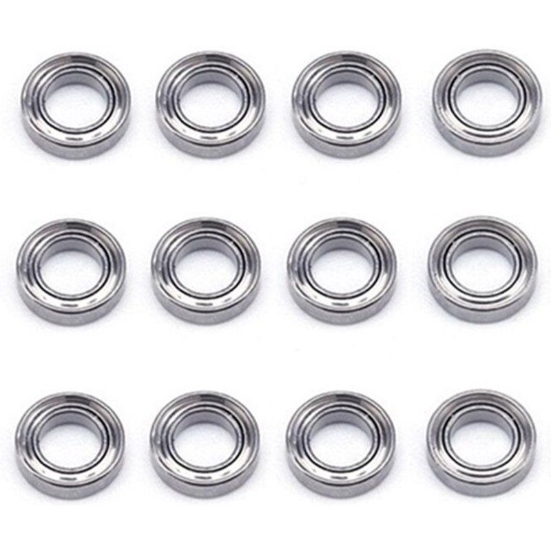 Pièces De Mise À Niveau De Voiture Wltoys 144001 124019 124018 Rc, 12 Pièces, Roulement De Rechange 4x7x2mm, 144001-1296