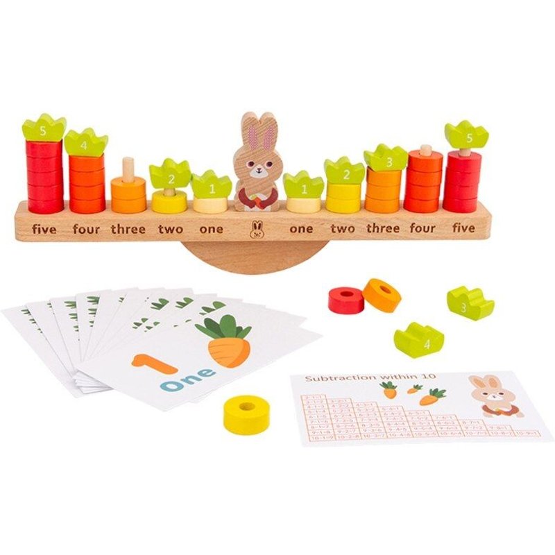 Lapin Cool Balance Jeu De Maths, Jouets Préscolaires, Comptage Des Nombres, Outil Éducatif Pour Garçons Et Filles