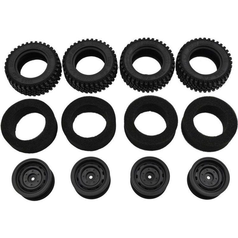Pneus De Roues Pour Mn86s Mn86ks Mn86 Mn86k Mn G500, 4 Pièces, Pneus Avec Mousse Éponge, 1/12 Rc, Pièces De Mise À Niveau De Voiture