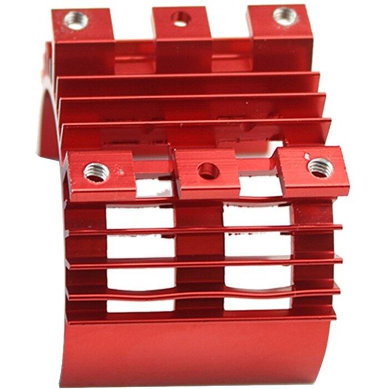 Pièces De Voiture Tout-Terrain Wltoys 144001 1/14 4wd Rc, Mise À Niveau Du Moteur De Voiture, Radiateur Métallique, Partie Rouge