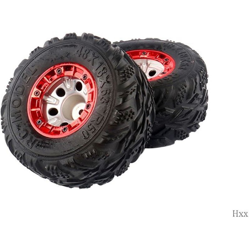 Roues De Pneus De Voiture À Vitesse De 100mm, 2 Pièces, Pièces De Mise À Niveau Automatique Pour Voiture 1/12 Rc Wltoys 12428 Fy-03, Nouveau