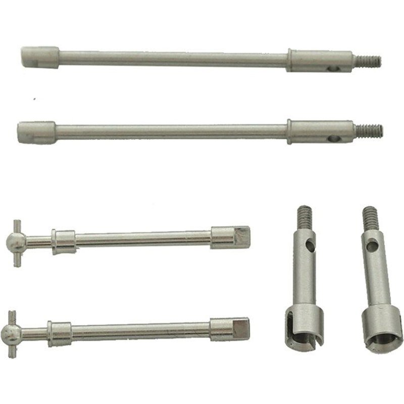 Pièces De Mise À Niveau Pour Axial Scx24 90081 1/24 Rc, En Acier Trempé, Essieu Avant Et Arrière, Arbre D'Entraînement, Accessoires Cvd