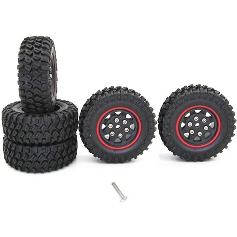 Pneus De Rechange En Caoutchouc Pour Xiaomi Jimny 1/16 Rc, 5 Pièces, Accessoires De Mise À Niveau Des Roues