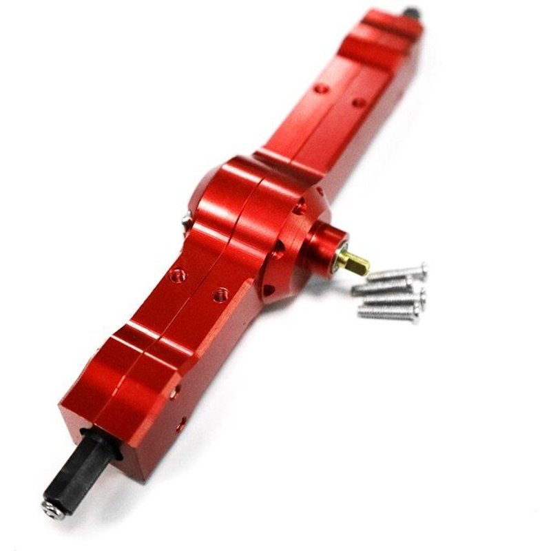 Pièces De Rechange De Pont D'Essieu Arrière Pour Wpl D12 1/10 Rc, Accessoires De Mise À Niveau De Voiture Tout En Métal Pour Wpl D12 1/10 Rc