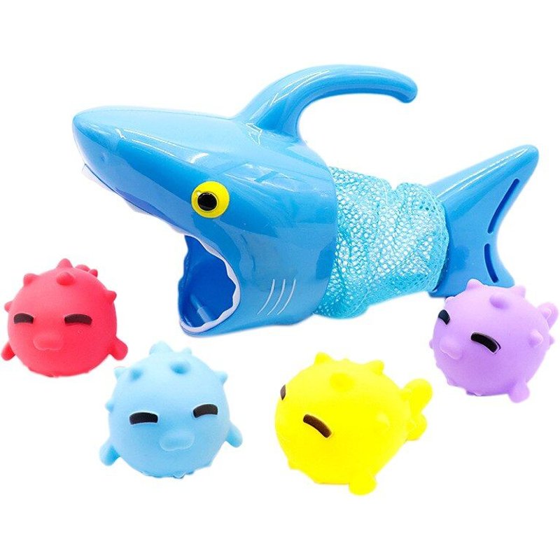 Jouets De Bain Pour Enfants, Jeu De Douche Ă Jet D'Eau, PĂȘche Au Requin, Baignoire De Piscine