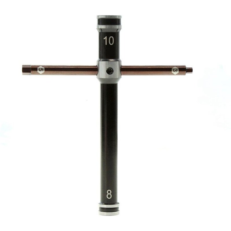 Pneus Universels En Métal 3/5/8/10mm, Outils D'Écrou, Clé À Manchon Croisé Pour Voiture Rc Tout-Terrain Monster Truck, Modèle D'Avion