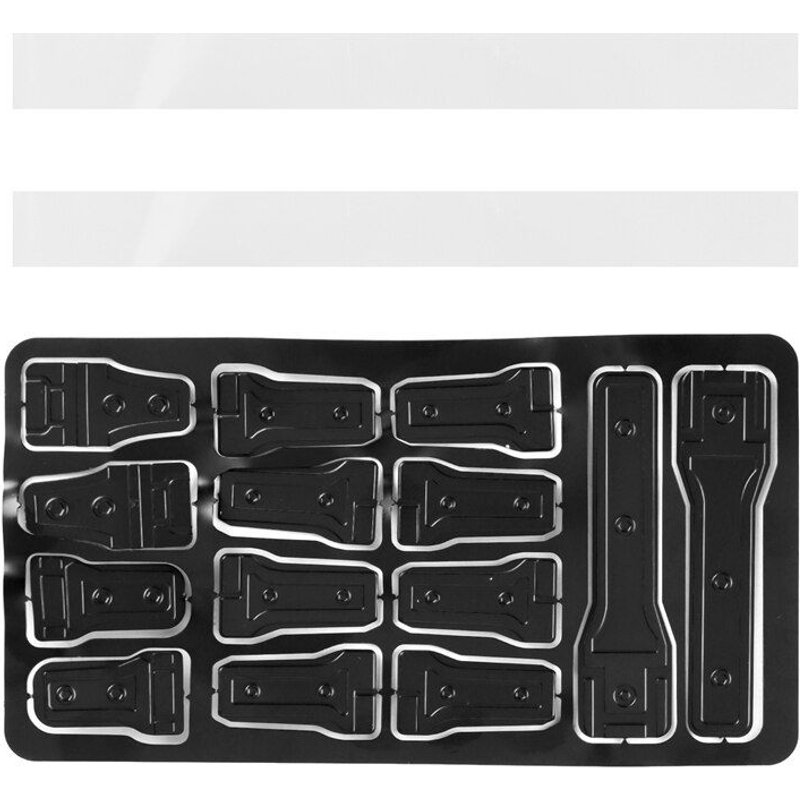 Charnière De Porte De Voiture En Métal, En Acier Inoxydable, Décoration Pour Voiture À Chenilles Axial Scx6 Jeep 1/6 Rc, Pièces De Mise À Niveau