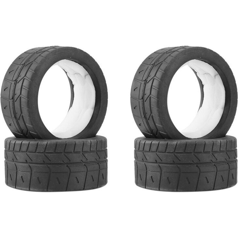 4 Pièces De Pneus En Caoutchouc Avec Insert En Mousse 8584 Pour Zd Racing Ex-07 Ex07 1/7 Rc Pièces De Mise À Niveau De Voiture Accessoires De Rechange