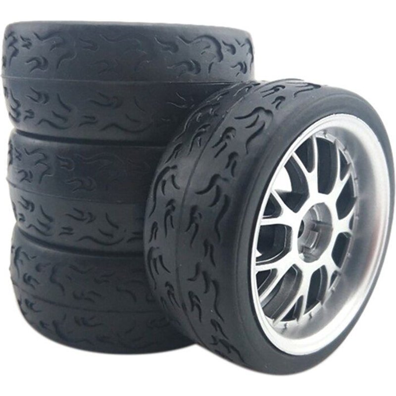 Pneu De Course À Dérive Pour Hsp Rc Modèle 1:10, Avec Télécommande, Diamètre De Voiture 66mm, Adapté Au Joint Hexagonal 12mm