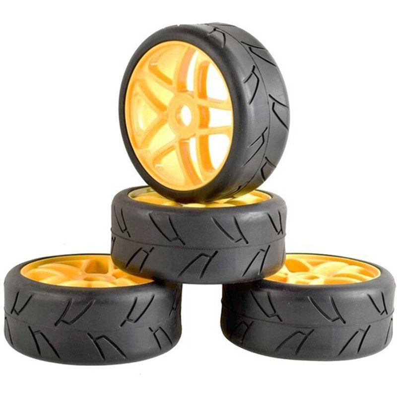 Pneus Buggy Avec Roues, Moyeu À Entraînement Hexagonal De 17mm, 4 Pièces, Pour Voiture Tout-Terrain Rc Hsp Hpi Kyosho Traxxas, 1/8