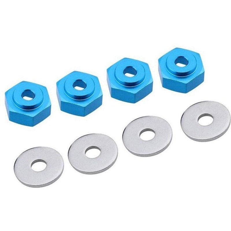Coupleur De Conversion Hexagonal En Métal, Pour Hsp 1:10 À 1:8, Pneus De Course À Plat/Cross-Country/Camions 12mm À 17mm, 4 Pièces