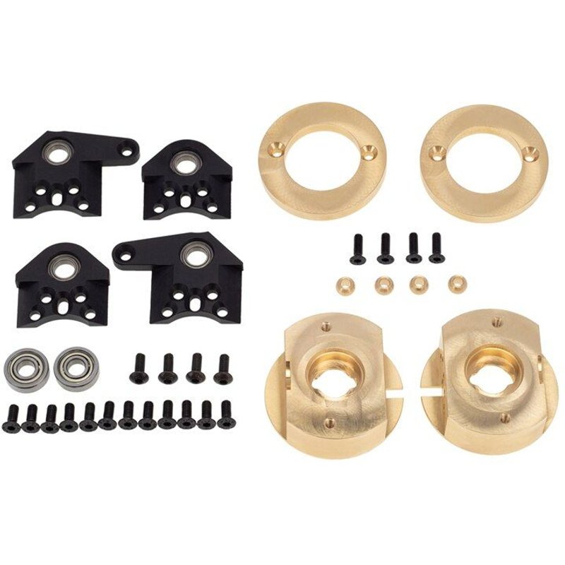 Joints De Direction Robustes En Laiton, 1 Paire, Contrepoids Pour Wraith Axial Rr10 1/10 Rc, Pièces De Mise À Niveau De Voiture Sur Chenilles
