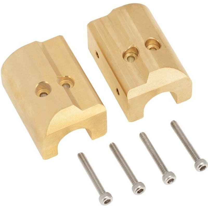 Axe Ar44 En Laiton, 2 Pièces, Poids 140g, Contrepoids Pour 1/10 Rc Chenille Axiale Scx10 Ii 90046 90047 Pièces De Mise À Niveau