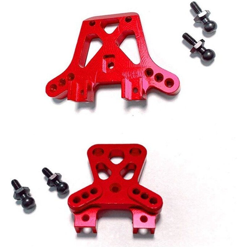 Tour De Choc Avant Et Arrière En Métal, 2 Pièces, Accessoires Pour Traxxas Latrax Teton 1/18 Rc, Pièces De Mise À Niveau De Voiture