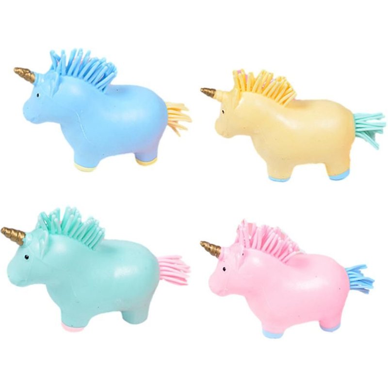 Balle À Pression Sensorielle Pour Enfant, Jouet Anti-Stress, Squishy Kawaii, Licorne, Cheval, Animal, À Montée Lente