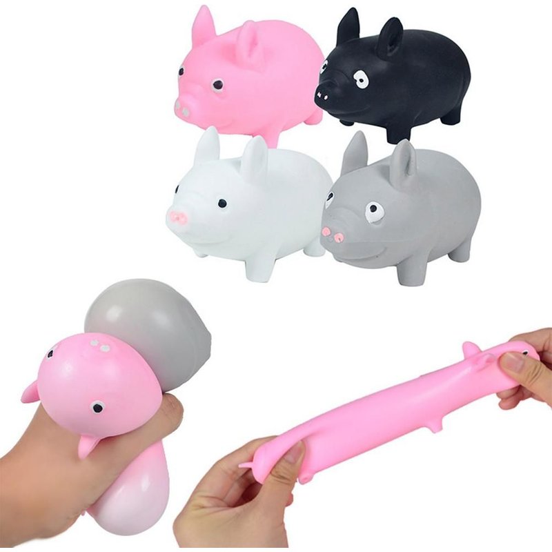 Jouet Anti-Stress Cochon Rose, Jouet À Presser, Anti-Stress, Blagues Pratiques, Surprise, Agiter La Main