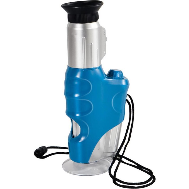 Microscope À Main Portable Pour Enfants, Avec Lumière Led, Jouets D'Expérimentation Scientifique, Jouet D'Aventure En Plein Air