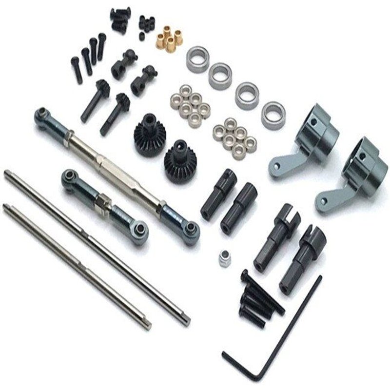 Accessoires D'Essieux Avant Et Arrière, Kit Complet, Mise À Niveau Et Modification Des Essieux Avant Et Arrière, Wpl Modèle C14 C24 B14 B16 B24 B36 Feiyu Jjrc 1/16 Rc