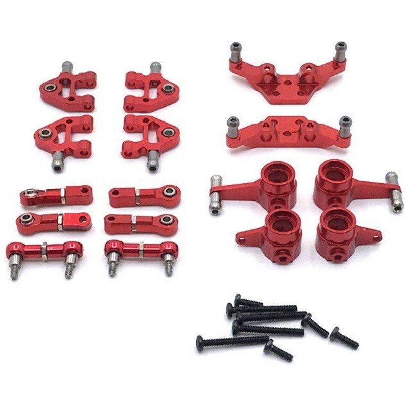 Ensemble De 6 Pièces De Modification De Mise À Niveau De Voiture Rc, Avec Tige De Direction Et Autre Métal, 1/28 K969 K979 K989 K999 P929