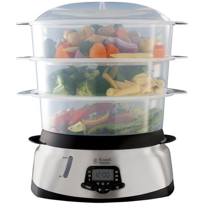 Russell Hobbs MaxiCook 23560-56 - Cuiseur vapeur - 10.5 litres - 1 kWatt - acier inoxydable