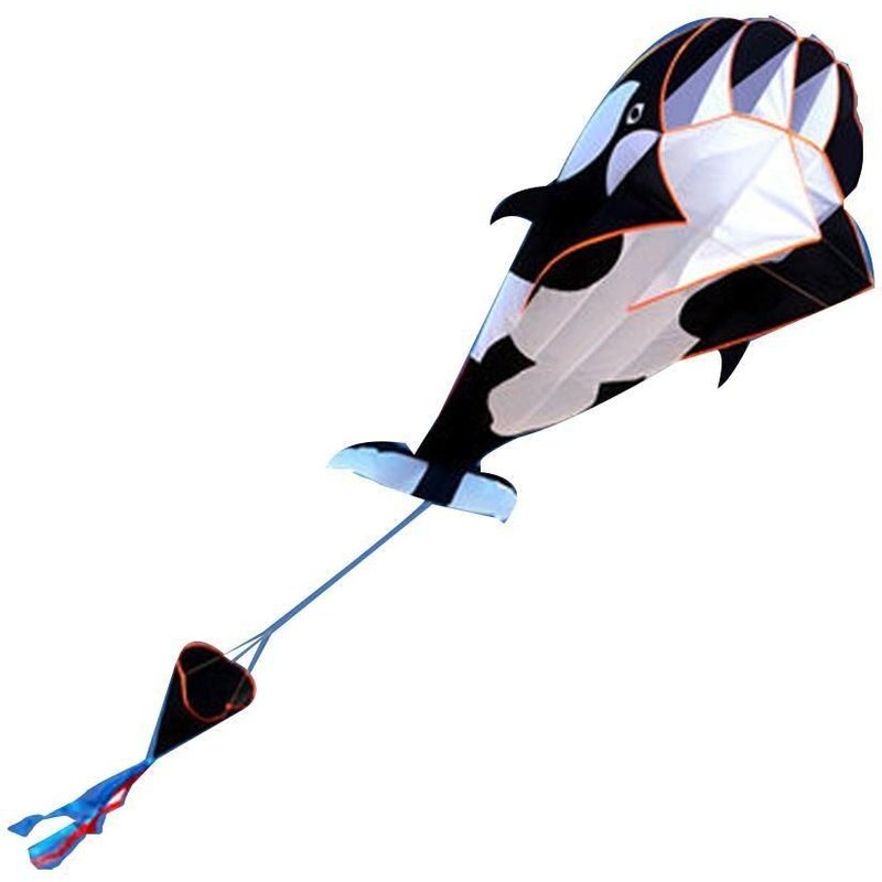 Cerf-Volant Volant Sans Cadre En Forme De Baleine Douce 3d, Jouet De Sport De Plein Air Pour Enfants, Cadeau Amusant