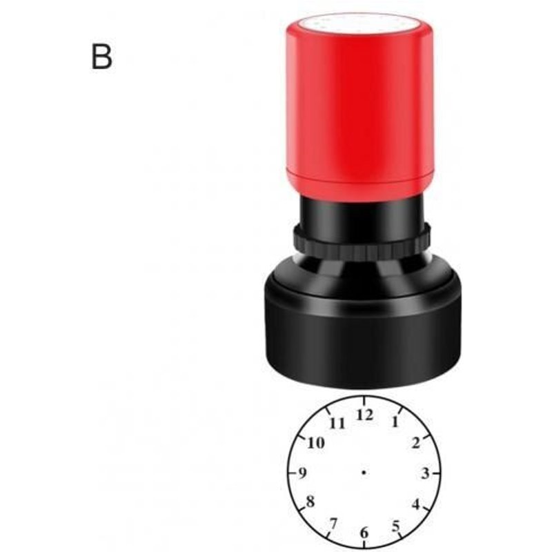 Tampon D'Encre Éducatif, Tampon D'Horloge, Facile À Nettoyer, Auto-Encreur À Séchage Rapide, Pour Enseignant Et Étudiant