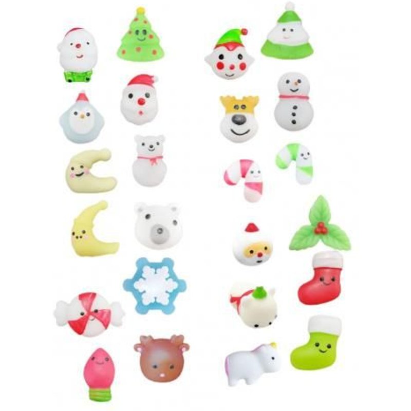 Boîte Aveugle De Noël Amusant, Nouveauté Universelle, Jouet De Dépression, Boîte Aveugle De Noël, Compte À Rebours, Coffret Cadeau Pour La Maison 24 Pièces/Ensemble