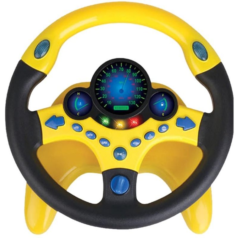 Volant Volant Pour Enfants Avec Lumière, Jouet D'Apprentissage Musical Pour Bébés, Amusant Avec Divers Sons De Conduite