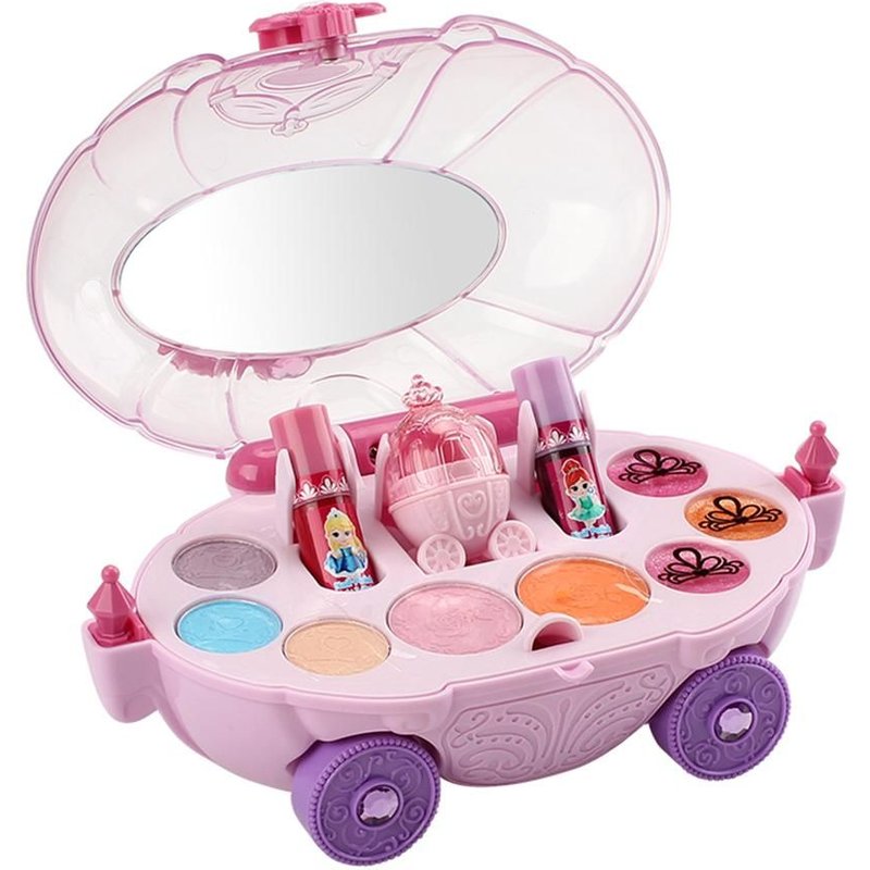 Ensemble De Jouets De Maquillage Princesse Pour Filles, Jeu De Voiture, De Sécurité, De Simulation, Formation De Maquillage Pour Enfants, Cadeaux Pour Filles