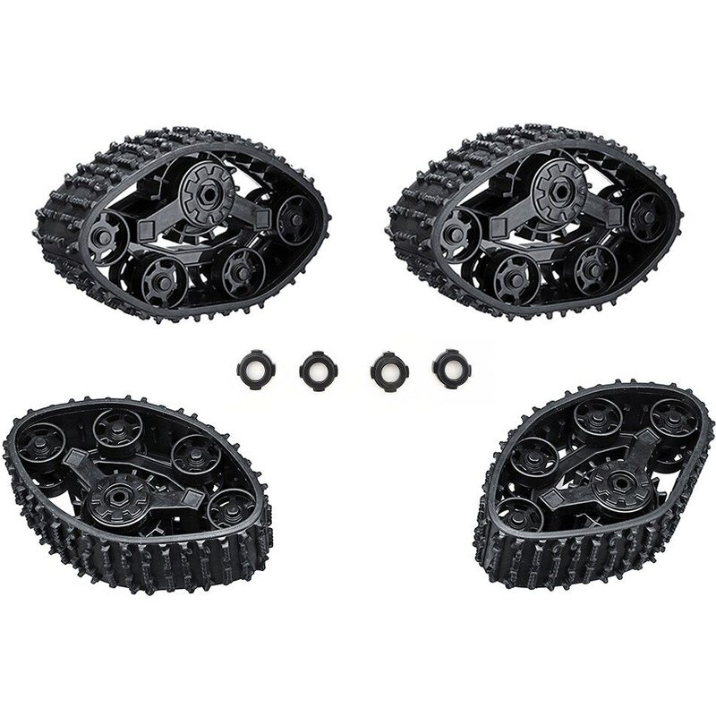 Bande De Chenille De Remplacement Dragon Méchant 4wd, 4 Pièces, Pour Pneus De Sol En Neige