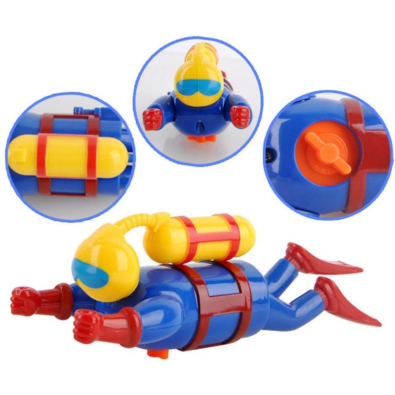 Jouets De Bain Pour Enfant, 1 Pièce, Dessin Animé, Plongée Sous-Marine Sur La Chaîne, Jeu De Cerveau, Jouet D'Eau Amusant, Haute Qualité