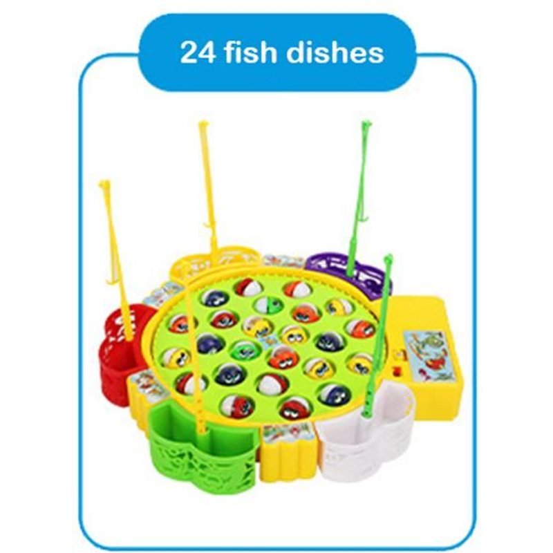 Jeu De PĂȘche Rotatif Musical Pour Enfant, Jouet Ăducatif Pour Garçon Et Fille, Cadeau D'Anniversaire